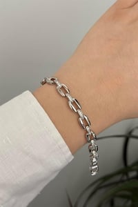 Taşlı Silver Vip Seri Bileklik