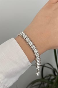 Taşlı Silver Vip Seri Bileklik