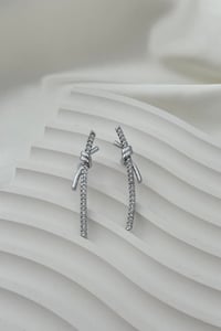 TF Knot Silver Küpe