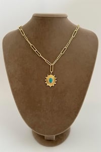 Turquoise Sun Kolye