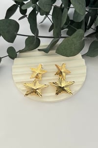 Two Star Gold Küpe