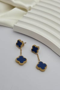 V Cleef Blue Küpe