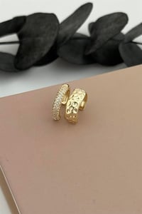 Velrix Gold Kıkırdak Küpe