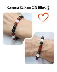 Koruma Kalkanı Çift Bilekliği