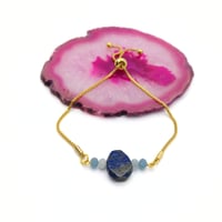 Lapis Lazuli Zincirli Bileklik