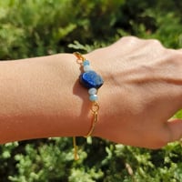 Lapis Lazuli Zincirli Bileklik
