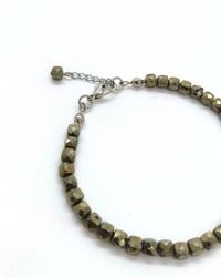 Pirit Bileklik - 4 mm Faset Kesim