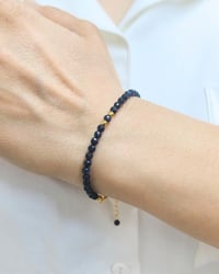 Safir Bileklik - 3 mm Faset Kesim