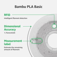 Bambu Lab PLA Basic Bronz Filament 1.75mm 1 Kg - Makaralı