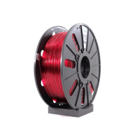 Microzey PETG Şeffaf Kırmızı Filament - 1.75mm - 1 Kg
