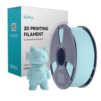 Sunlu Toz Mavi PLA Mat Filament - 1.75mm - 1 Kg