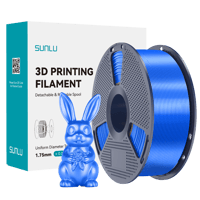 Sunlu Mavi Silk PLA+ Filament - 1.75mm - 1 Kg