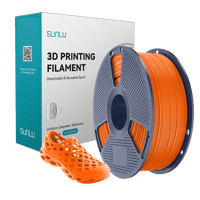 Sunlu Turuncu TPU 95A Esnek Filament - 1.75mm - 1 Kg