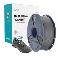Sunlu Gri TPU 95A Esnek Filament - 1.75mm - 1 Kg