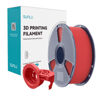 Sunlu Kırmızı High Speed Mat PETG Filament - 1.75mm - 1 Kg