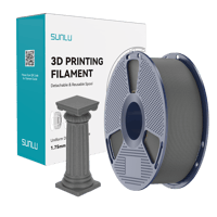 Sunlu Kül Grisi Beton High Speed PLA Mermer Filament - 1.75mm - 1 Kg