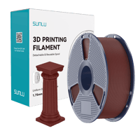 Sunlu Tuğla Kırmızısı High Speed PLA Mermer Filament - 1.75mm - 1 Kg