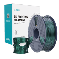 Sunlu PLA Galaxy Filament Yeşil - 1.75mm - 1 Kg