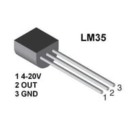 LM35DZ Sıcaklık Sensörü - TO-92