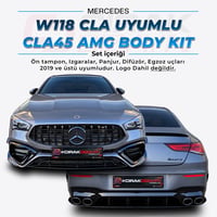   Mercedes BenzMercedes CLA W118 Uyumlu CLA45 AMG Body Kit SetiC Serisi