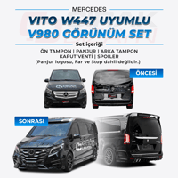   Mercedes BenzW447 Uyumlu V980 Görünüm BodykitVito447