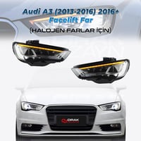Audi A3 (2013-2016) 2016+ Facelift Far (HALOJEN FARLARA UYUMLU)