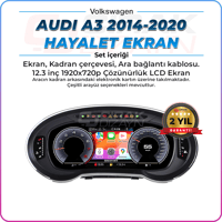 AudiAudi A3 Uyumlu Hayalet Ekranİç Aksesuar