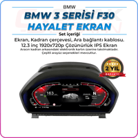 BMWBMW 3 serisi F30/33 Uyumlu Hayalet EkranF30