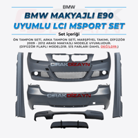BMWBMW E90 Uyumlu 2009-2012 MAKYAJLI Uyumlu LCI M Sport Dönüşüm SetiBmw