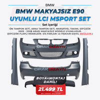 BMWBMW MAKYAJSIZ E90 UYUMLU LCI M SPORT SET | BOYA MONTAJ DAHİLBOYA MONTAJ DAHİL KAMPANYASI