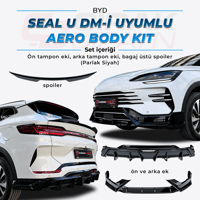 BYDBYD Seal U DM-i Uyumlu Aero Body Kit Seti Parlak SiyahBYD