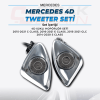 Mercedes 4D Tweeter Seti  | 19-21 A CLASS | 22-23 C CLASS | 16-21 E CLASS | 14-20 S CLASS