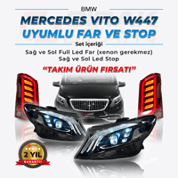 W447 Vito Maybach Görünüm Far ve Stop Seti