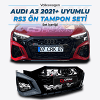 Audi A3 2021+ Uyumlu RS3 Ön Tampon 