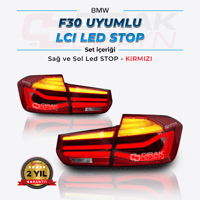 BMW F30 Uyumlu LCI Led Stop