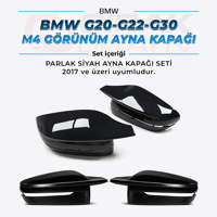 BMW G20-G22-G30 Uyumlu M4 Görünüm Ayna Kapağı