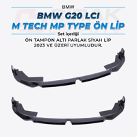 BMW G20 Uyumlu MTech MP Type Ön Lip