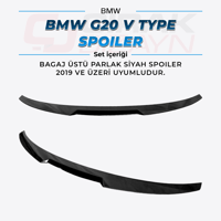 BMW G20 Uyumlu V Type Spoiler 