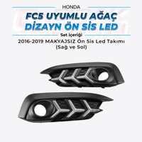 FC5 Uyumlu Makyajsız Ağaç Dizayn Ön Sis Led
