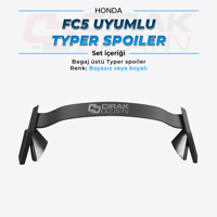 Honda Civic FC5 Uyumlu Typer Spoiler
