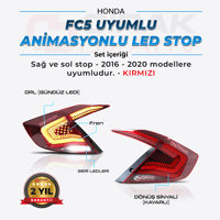 Honda FC5 Uyumlu Omurga Stop - KIRMIZI 