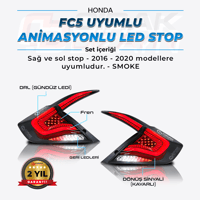 Honda FC5 Uyumlu Omurga Stop - SMOKE
