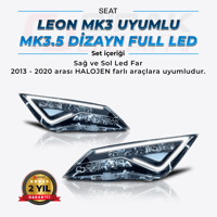 LEON MK3 Uyumlu MK3.5 Dizayn Full Led Far