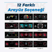 Golf 6 Uyumlu Hayalet Ekran