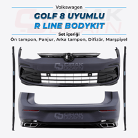 GOLF 8 Uyumlu R Line Body Kit