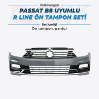 Passat B8 Uyumlu R Line Ön Tampon Set