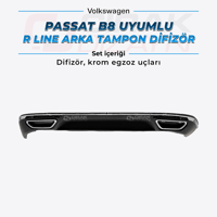 Passat B8 Uyumlu R Line Difizör