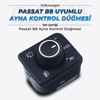 Passat B8 Uyumlu Ayna Kontrol Düğmesi 