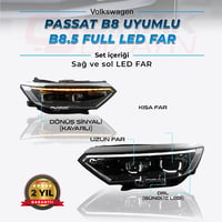Passat B8 Uyumlu 8.5 Full Led Far