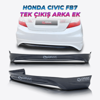 Honda Civic FB7 Arka Ek Tek Çıkış